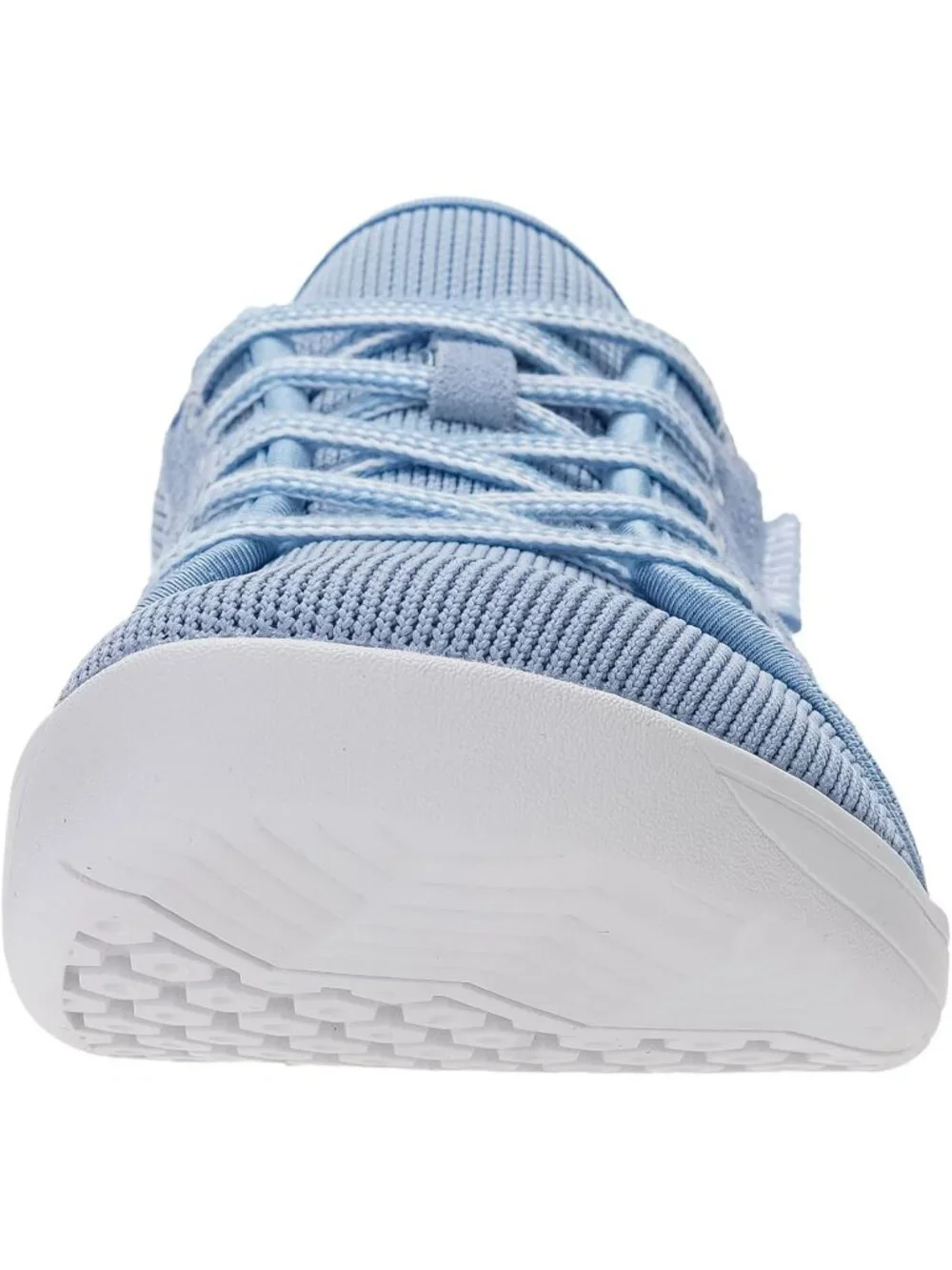 Women's Blue Minimalist Barefoot Shoe Zero Drop Sole Wide Width Fashion Sneaker - Picture 4 of 6